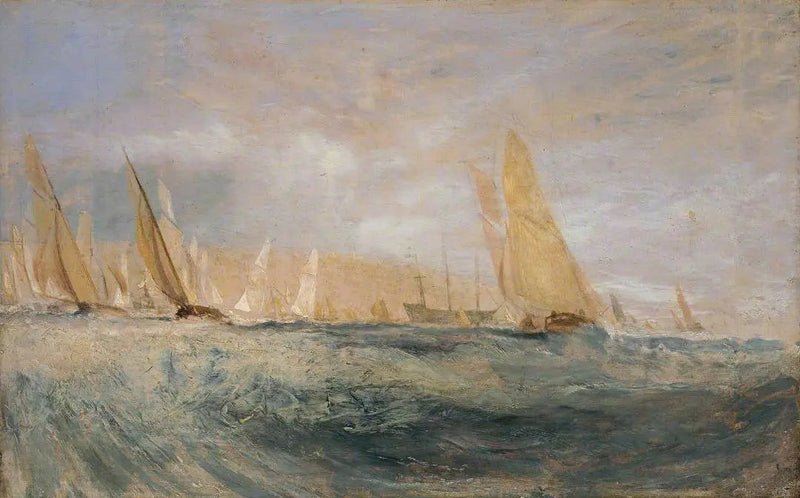 Schets voor 'East Cowes Castle, de Regatta Beating to Windward' Nr. 3 - J. M. W. Turner