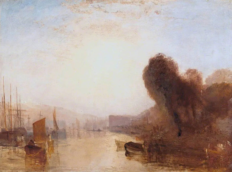 Schets voor 'East Cowes Castle, de Regatta Start voor hun Moorings' Nr. 1 - J. M. W. Turner