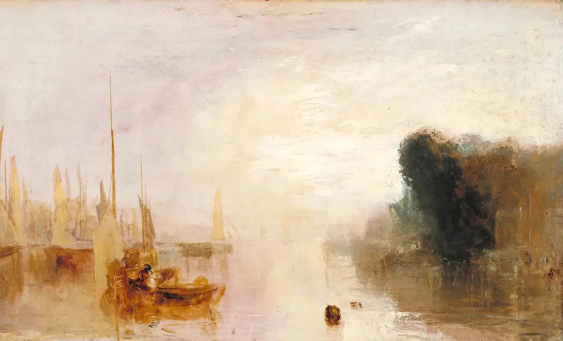 Schets voor 'East Cowes Castle, de Regatta Start voor hun Moorings' Nr. 2 - J. M. W. Turner