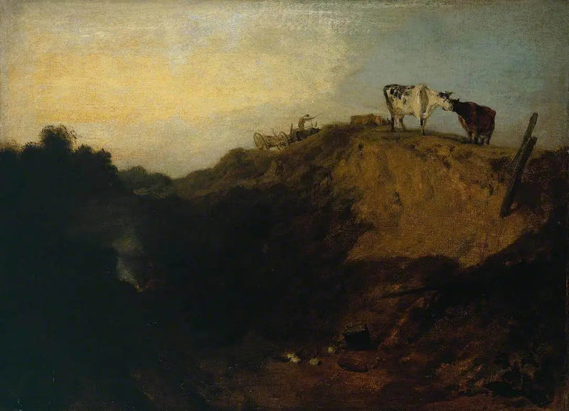 Schets van een Bank, met Zigeuners - J. M. W. Turner