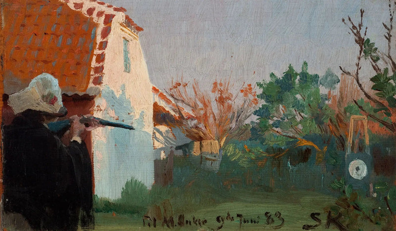 Schietwedstrijd. 9 juni 1883 - Peder Severin Krøyer