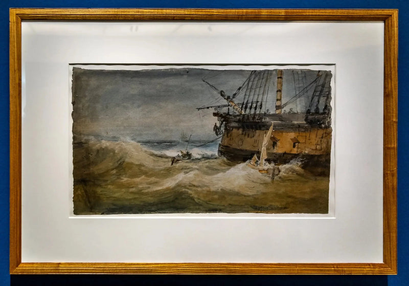 Kleine Botens naast een Man-o'-War - J. M. W. Turner