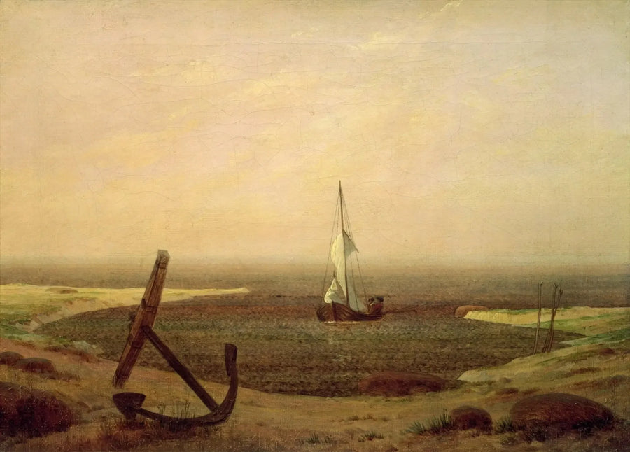 Avond - Caspar David Friedrich