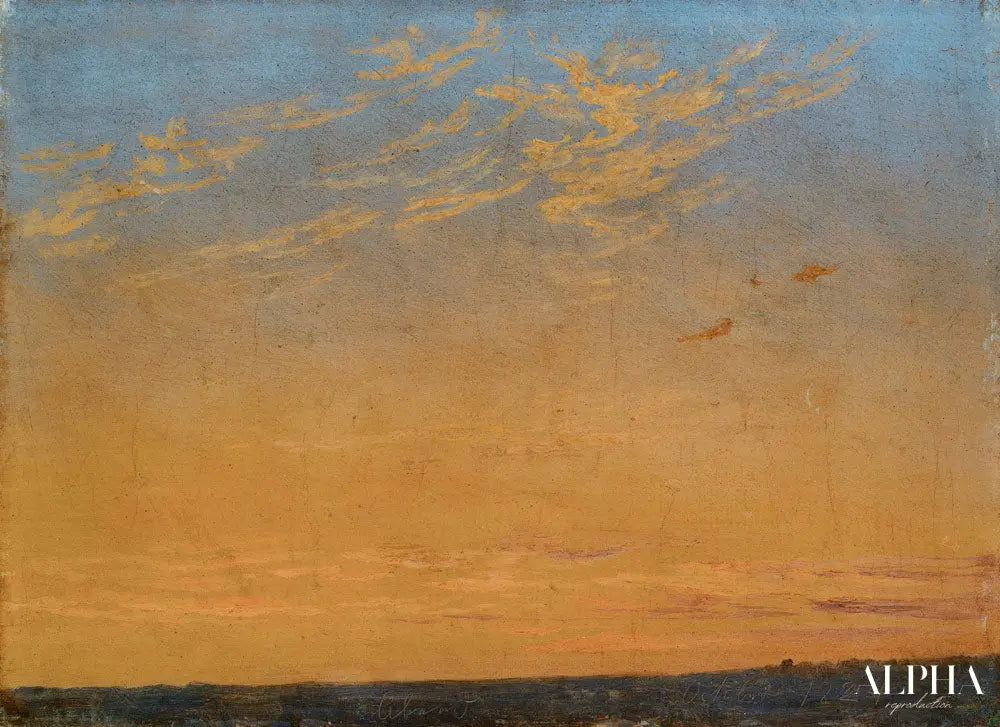 Soir - Caspar David Friedrich - Reproductions de tableaux et peintures haut de gamme