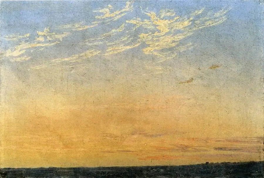 Avond - Caspar David Friedrich