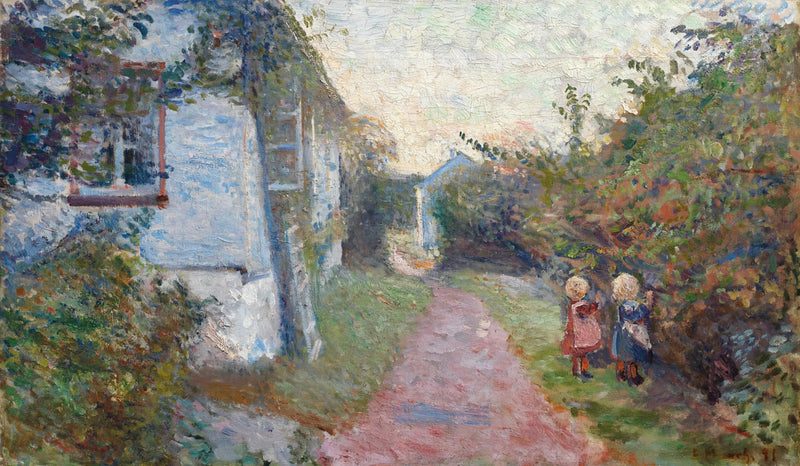 Zomeravond in Åsgardstrand - Edvard Munch
