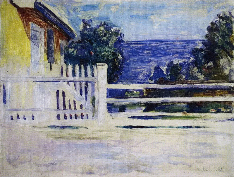 Zomeravond in Åsgardstrand - Edvard Munch
