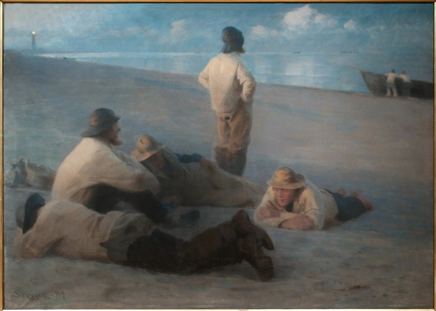 Zomerse avond op het strand van Skagen - Peder Severin Krøyer