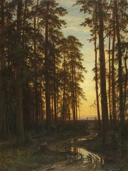 Avond in een dennenbos - Ivan Chichkine

Source:
Soirée dans une forêt de pins - Ivan Chichkine