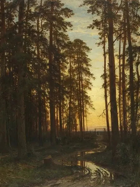Avond in een dennenbos - Ivan Chichkine

Source:
Soirée dans une forêt de pins - Ivan Chichkine