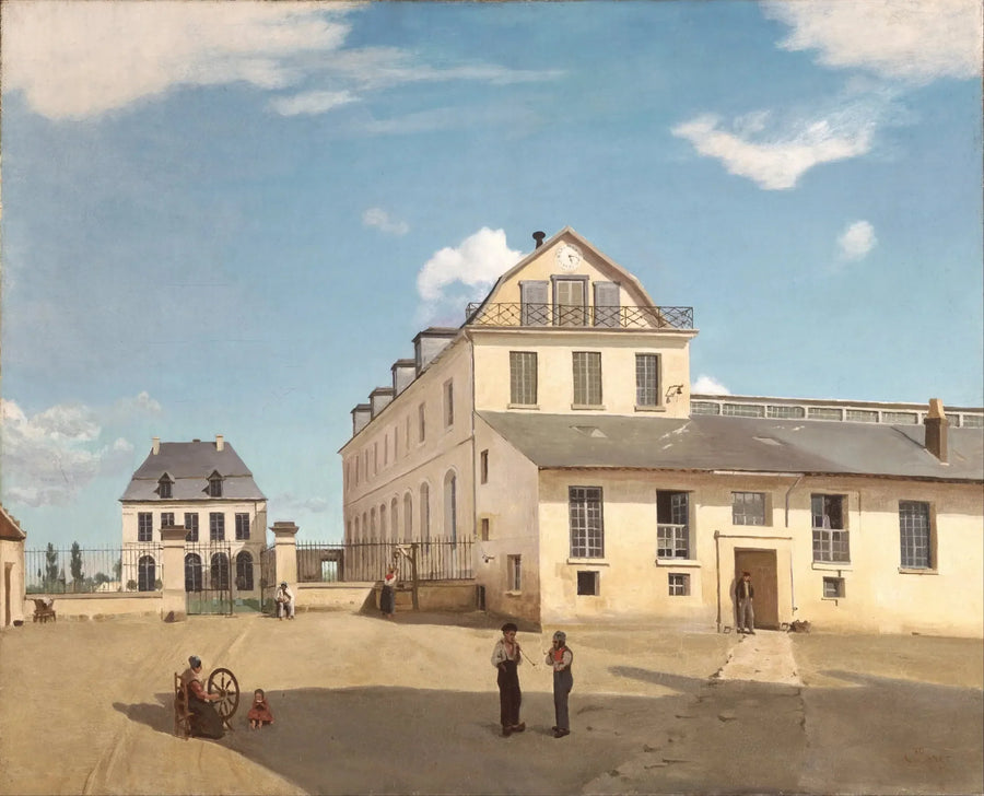 Soissons – Woonhuis en fabriek van de heer Henry - Jean-Baptiste Camille Corot