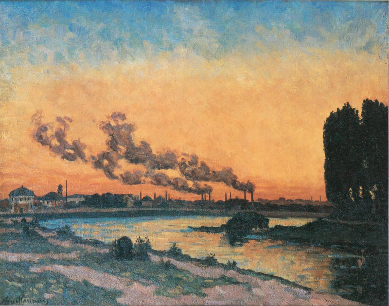 Zonsondergang in Ivry - Armand Guillaumin