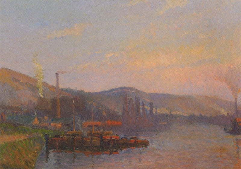 Zonsondergang Le Pré-aux-Loups - Robert Antoine Pinchon