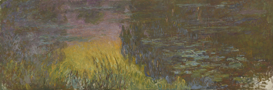 De Waterlelies: Zonsondergang - Claude Monet