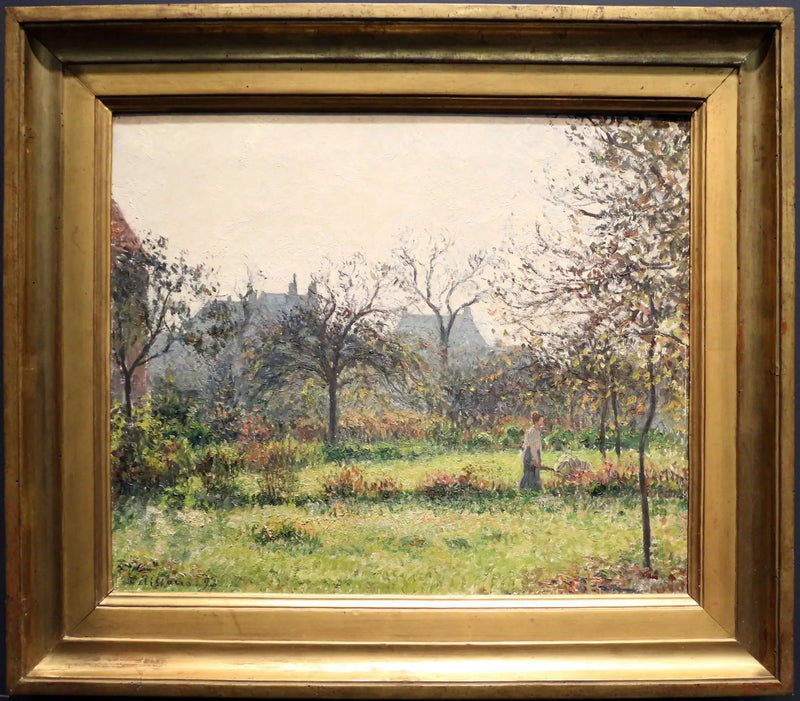 Ochtendzon, herfst - Camille Pissarro