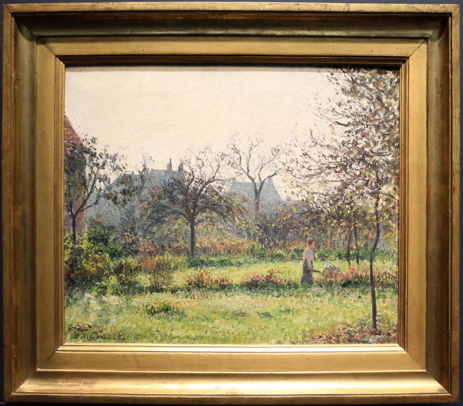Ochtendzon, herfst - Camille Pissarro