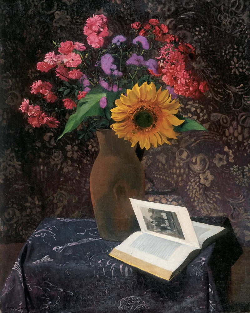 Zon en rozen in karmozijnrood - Félix Vallotton

Source:
Soleil et roses cramoisies - Félix Vallotton