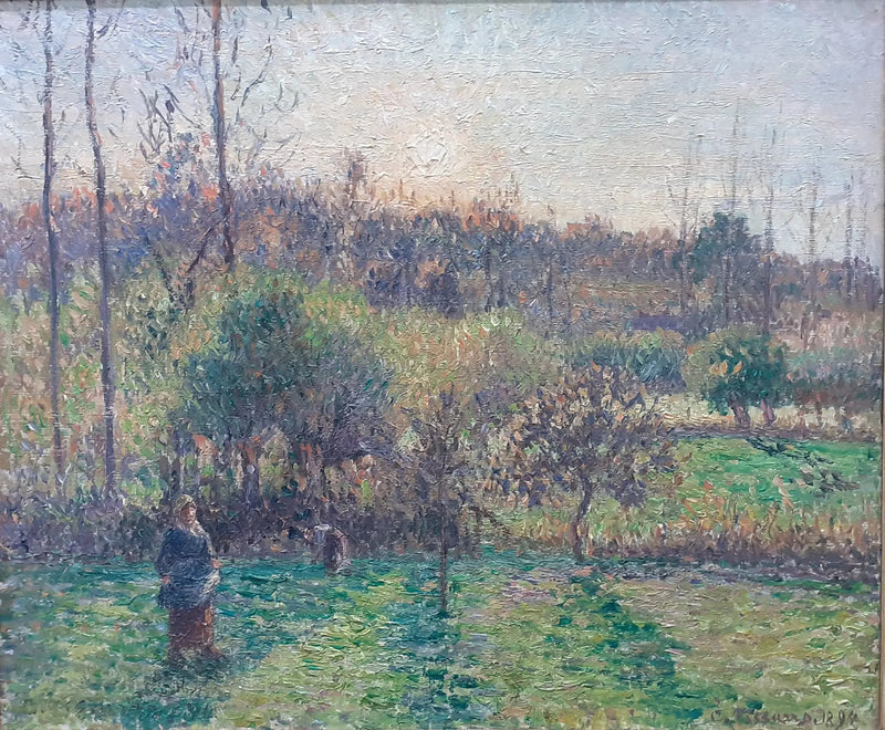 Zonsopgang in Eragny - Camille Pissarro