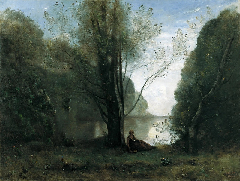 Solitude. Herinnering aan Vigen, Limousin - Jean-Baptiste Camille Corot