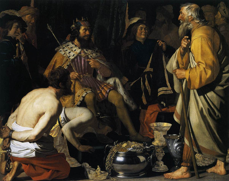 Solon en Croesus - Gerrit van Honthorst