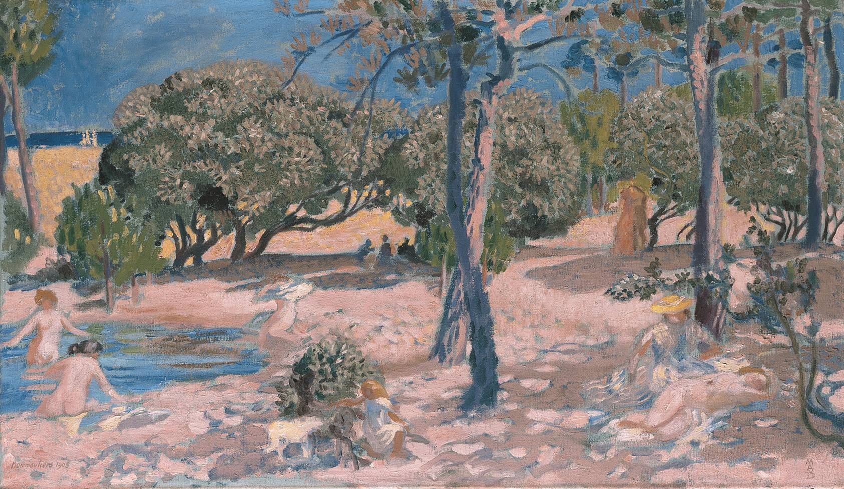 Sommertag auf der Insel Noirmoutier - Maurice Denis image 1 reproduction d’œuvre d’art à l’huile