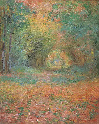 Onderhout in het bos van Saint-Germain - Claude Monet