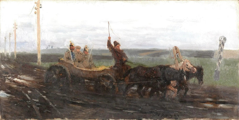 Onder goede bewaring. Op een verkooproute - Ilya Repin
