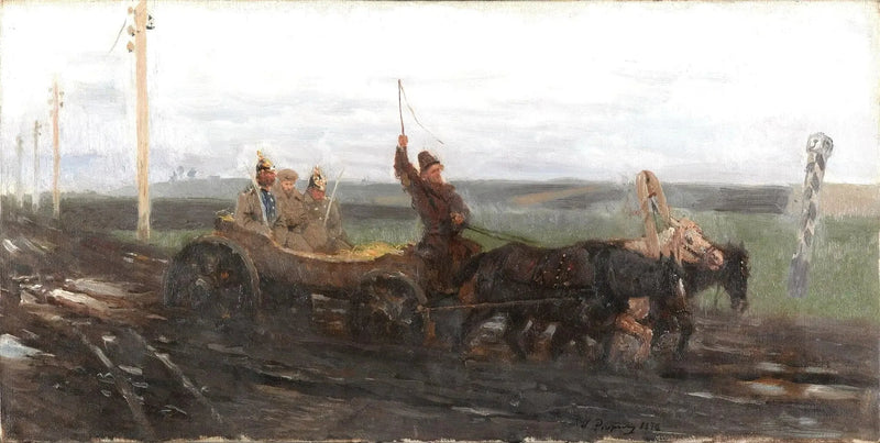 Onder goede bewaring. Op een verkooproute - Ilya Repin