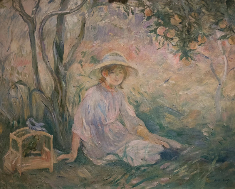 Onder de sinaasappelboom - Berthe Morisot