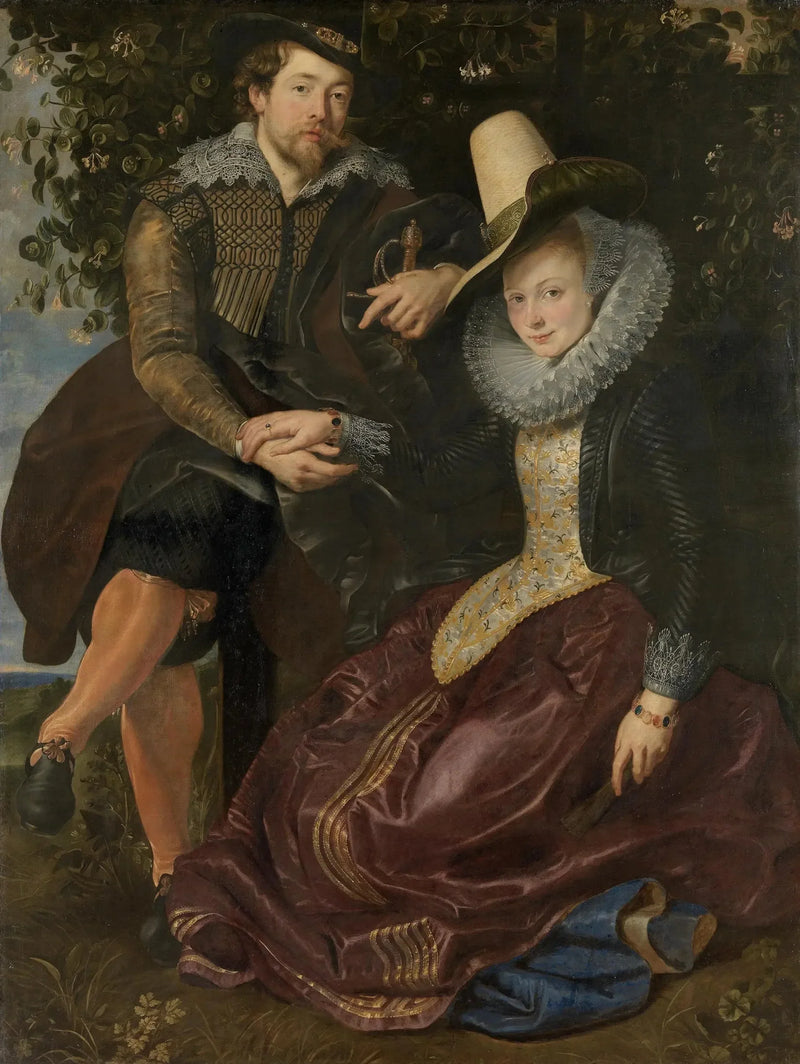 Onder de kamperfoelienet - Peter Paul Rubens