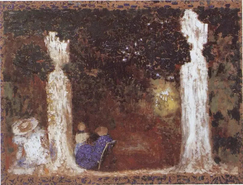 Onder de bomen - Édouard Vuillard