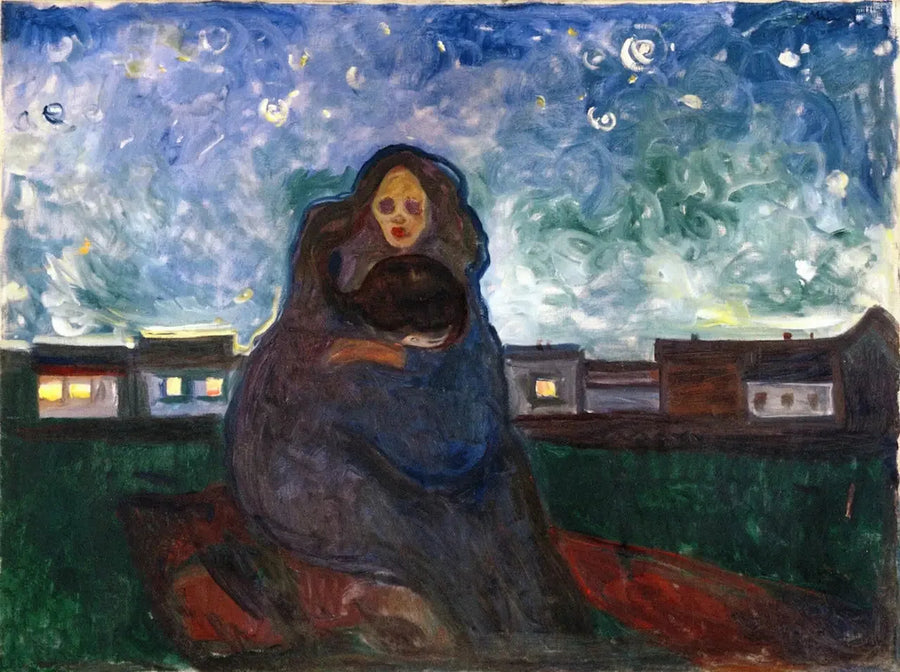 Onder de sterren - Edvard Munch
