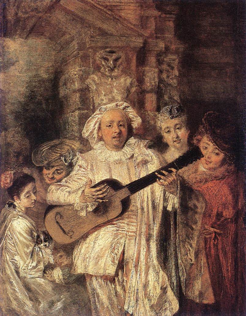Onder een Mezetin-kleed - Antoine Watteau
