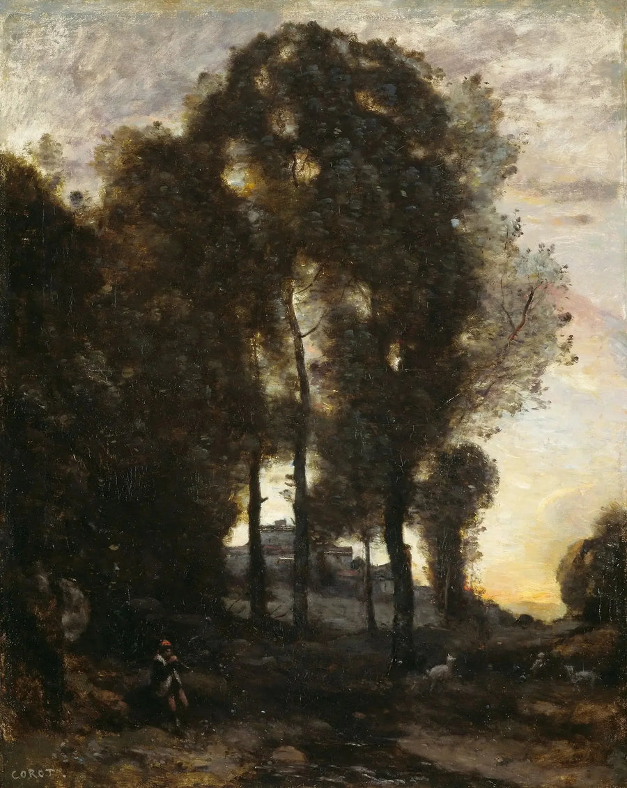 Herinnering aan Italië - Jean-Baptiste Camille Corot