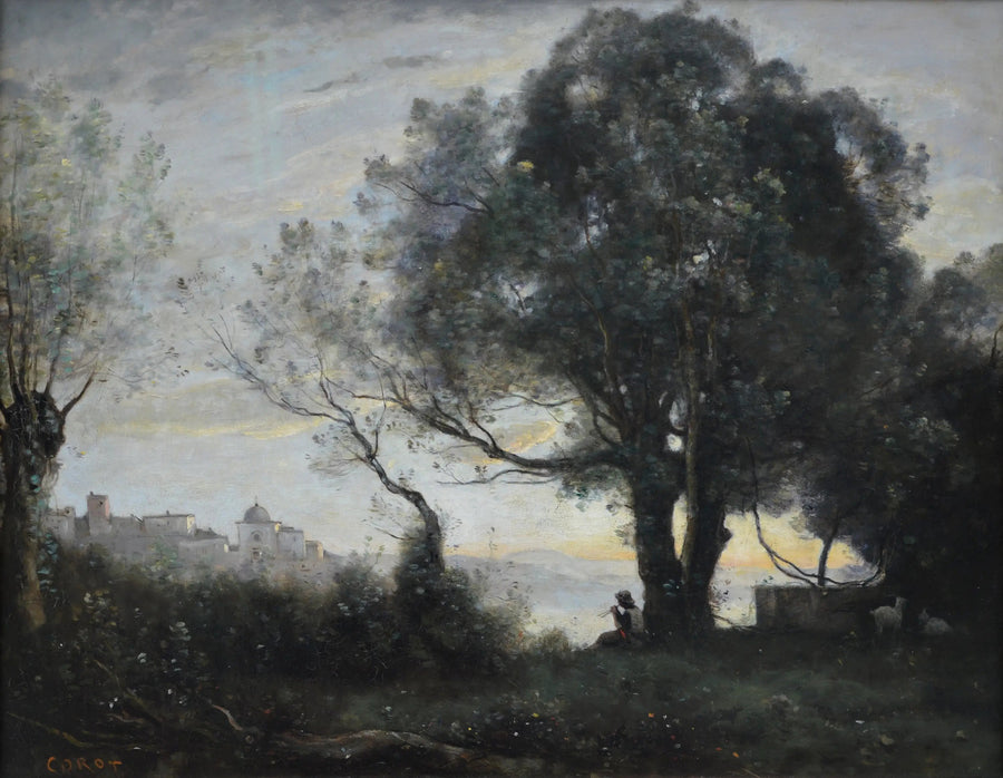 Souvenir van Castelgandolfo - Jean-Baptiste Camille Corot