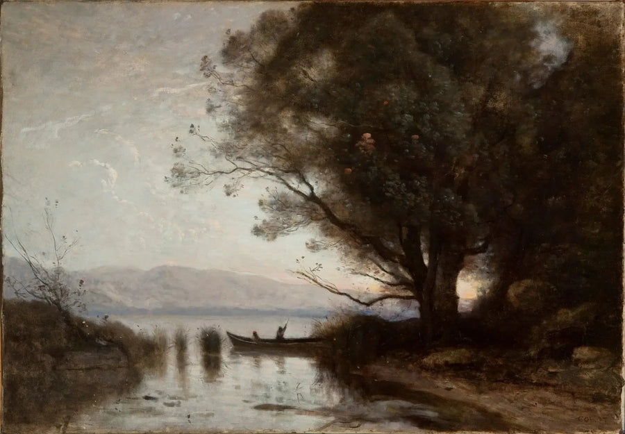 Herinnering aan Riva - Jean-Baptiste Camille Corot