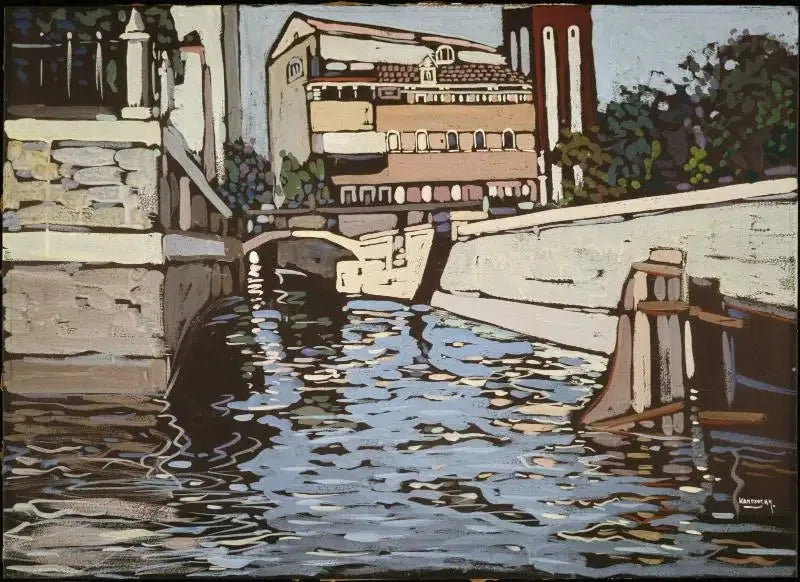Herinnering aan Venetië 3 (kanaal) - Vassily Kandinsky