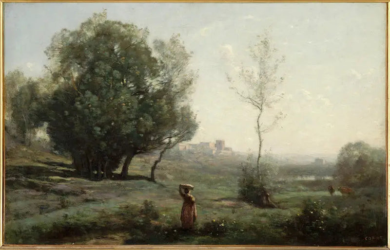 Herinnering aan de Landen - Jean-Baptiste Camille Corot