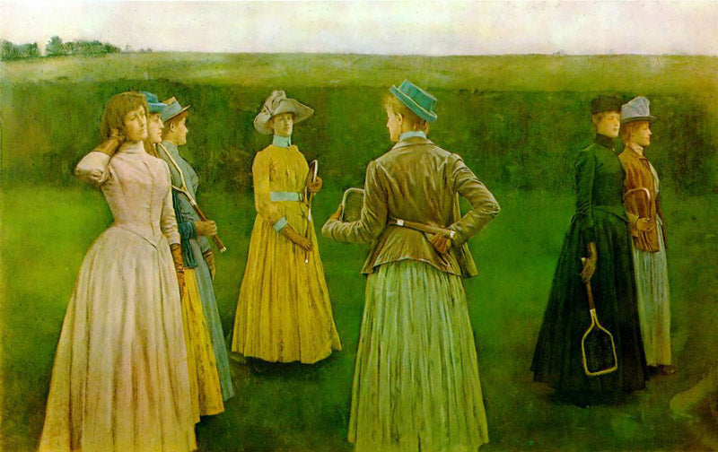 Herinneringen - Grasmatten tennis - Fernand Khnopff