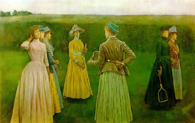 Herinneringen - Grasmatten tennis - Fernand Khnopff