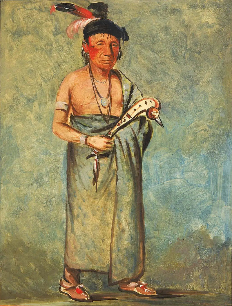 Reproductie van een schilderij, olieverf op doek - Alpha Reproductie

Source:
Span-e-o-née-kaw, l'Espagnol - George Catlin