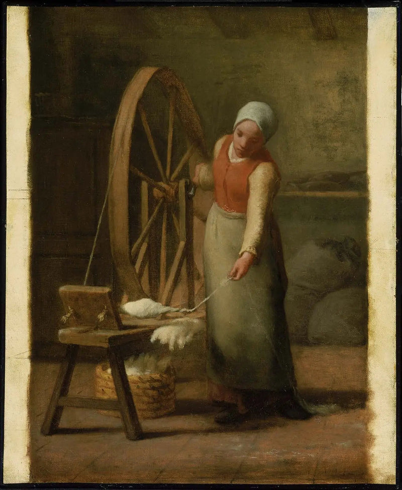 Staande tol - Jean-François Millet
