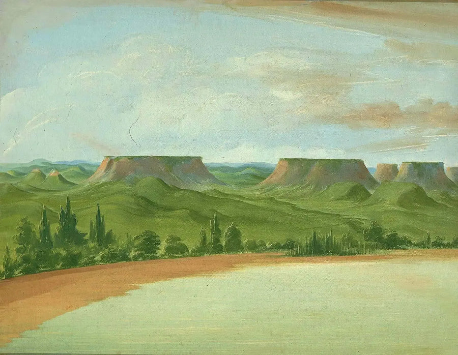 Vierkante heuvels, op 1.200 mijl boven Saint-Louis - George Catlin

Source:
Square Hills, à 1 200 milles au-dessus de Saint-Louis - George Catlin