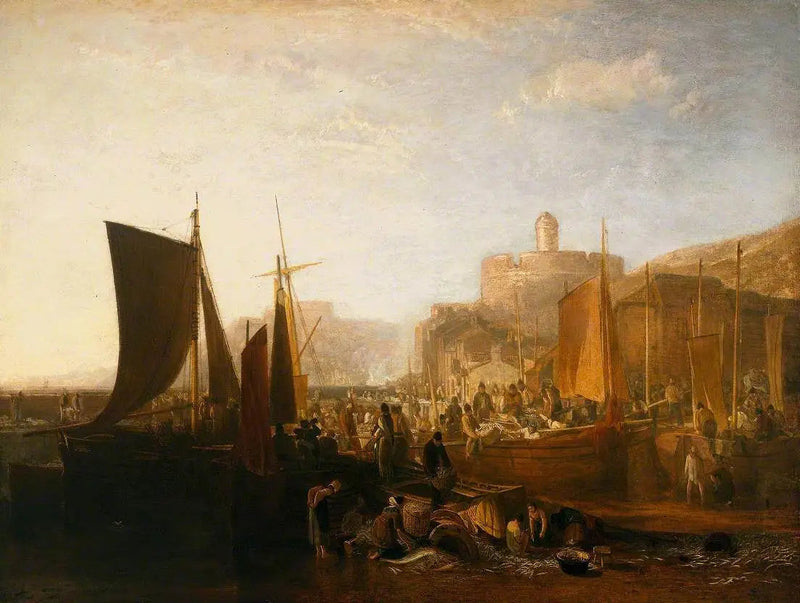 St Mawes tijdens het Pilchardseizoen - J. M. W. Turner