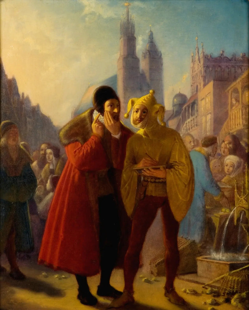 Stańczyk simuleert kiespijn - Jan Matejko

Source:
Stańczyk simule un mal de dents - Jan Matejko