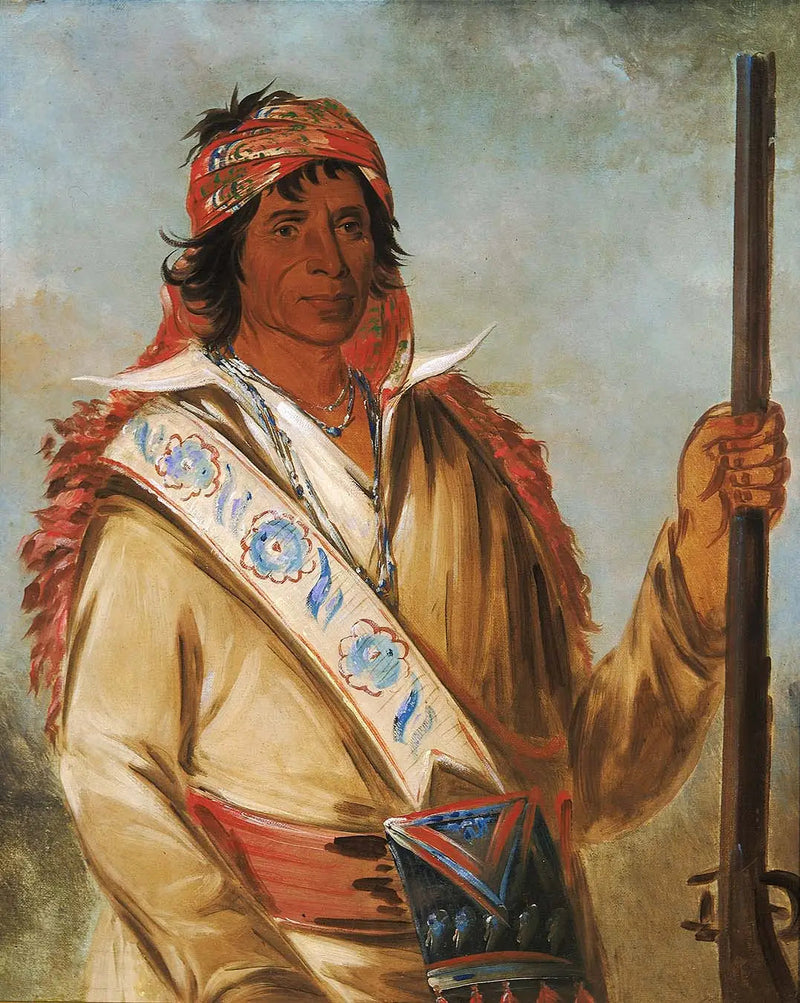 Steeh-tcha-kó-me-co, Grote Koning (bekend als Ben Perryman), een leider - George Catlin

Source:
Steeh-tcha-kó-me-co, Grand Roi (appelé Ben Perryman), un chef - George Catlin