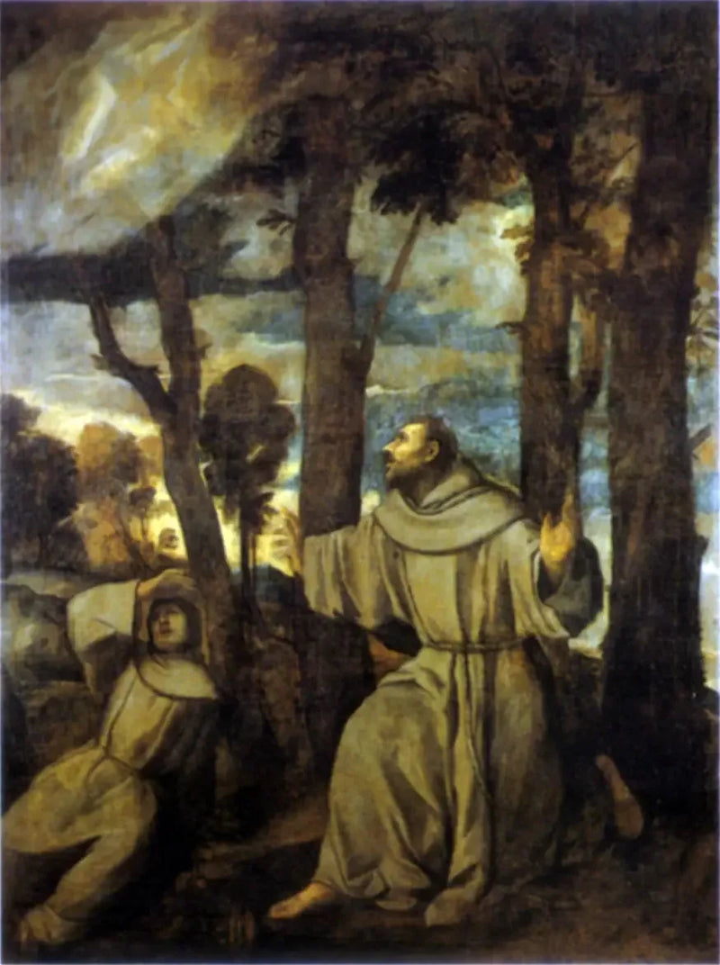 Stigmatisering van Sint François - Titian