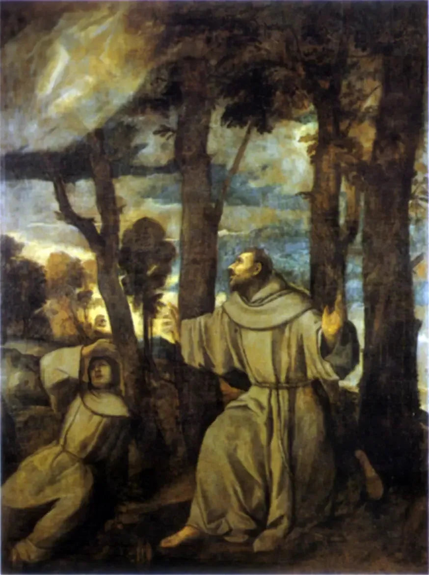 Stigmatisering van Sint François - Titian