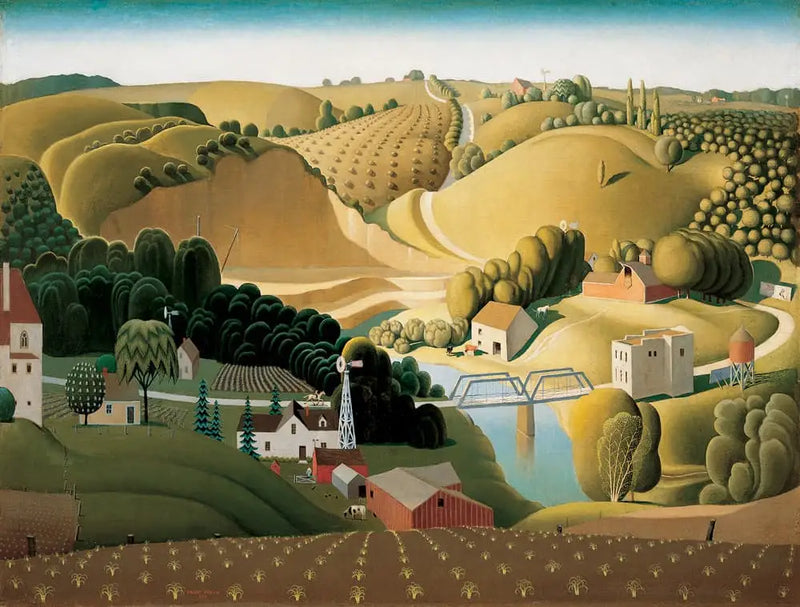 Reproductie van een schilderij - Oude Meesters - Landschap - Canvas - 50x70 cm

Source:
Stone City, Iowa - Grant Wood