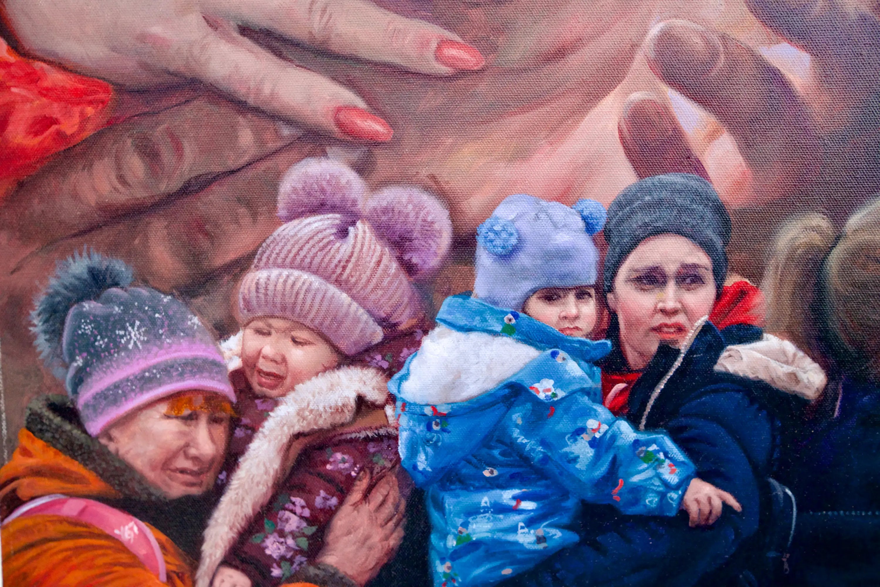 Stop Ukraine War | 100 x 80 cm Reproductions de tableaux à la peinture à l’huile